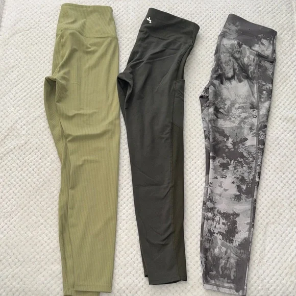 🖤👖 Women’s Activewear Leggings Bundle – 9 Pairs – Size Small